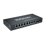 10-Port Gigabit Ethernet Fiber Switch, with 2 SFP Slots (1000M), Without Transceiver