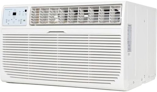 Keystone 10,000 BTU Through the Wall Air Conditioner and Dehumidifier, 230V, Through the Wall AC Unit for Bedroom, Bathroom, Nursery, Small-Medium Sized Rooms up to 450 Sq.Ft., Quiet, High Efficiency