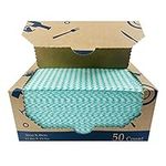 Atitifope Heavy Duty Wipes Dish Cloths 50Pieces Reusable Wipes Multi-use Cleaning Cloths Towels