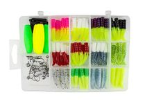 Crappie Magnet Best of the Best Kit, Fishing Equipment and Accessories, Fishing Lures, 96 Bodies, 15 Double Cross Jig Heads, 4 E-Z Floats