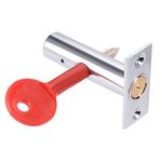 uxcell 12mm Dia Brass Cylinder Core Cold Rolled Steel Hidden Tubewell Key Mortise Lock