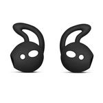 Brain Freezer 1pair Soft Silicone Cover Compatible with earpods Earbuds earplugs (Not Compatible with Any Other Model) (Device Not Included) Black