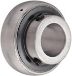 SKF YAR 205-100-2F Ball Bearing Insert, Double Sealed, Setscrew Locking, Regreasable, Steel, 1" Bore, 52 mm OD , 15 mm Outer Ring Width, 2430.00 pounds Dynamic Load Capacity