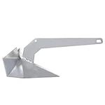 ISURE MARINE Hot Dipped Galvanized Steel Boat Anchor 13lb(6kg) Delta Anchor Triangle Plow Anchor