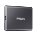 Samsung T7 2TB Up to 1,050MB/s USB 3.2 Gen 2 (10Gbps, Type-C) External Solid State Drive (Portable SSD) Grey(MU-PC2T0T)