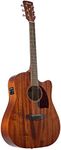 Ibanez Performance Series PF12MHCE-OPN - Full Size Electro-Acoustic Guitar - Exotic Wood - Open Pore Natural