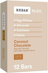 RXBAR Protein Bars, Protein Snack, Snack Bars, Coconut Chocolate, 22oz Box (12 Bars)