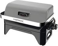 Campingaz Gas BBQ Attitude2go CV, Low-Smoking Portable Barbecue, Camping Grill, Tabletop Grill, Barbecue with Lid, Thermometer and Cast Iron Grid, Runs on CV 470 Plus Gas Cartridge, Grey
