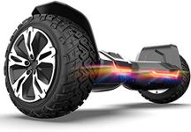 Gyroshoes Warrior 8.5 inch Off Road All Terrain Smart G2 Hoverboard with Bluetooth Speaker and Led Lights, Self Balancing Hoverboards for Kids & Adults UL2272 Certified