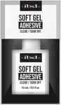 IBD Soft Gel Nail Adhesive - Clear Gel Nail Glue for Fake Nails, Tips, & Acrylic Extensions, Durable, Easy Soak-Off Bond, 0.5 fl oz