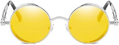 ROCKNIGHT Polarized Round Yellow Su