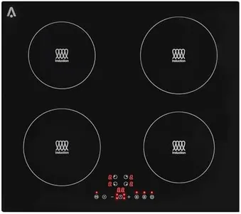 4 Burner Electric Cooktop - 23.2" 7400W Ceramic Glass Radiant Electric Stovetop Built-In Stove Top, Ceramic Glass Radiant Stovetop, Kid Safety Lock, Timer, 240V,Black