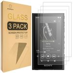 Mr.Shield Screen Protector compatible with Sony Walkman NW-A306 [Tempered Glass] [3-PACK] [Japan Glass with 9H Hardness]