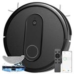 Robot Vacuum Cleaner and Mop, 2 in 1 Mop & Vacuum, 3000Pa Strong Suction Robotic Vacuum, App/Remote/Voice Control, 7.35cm Thin 30.6cm DIA, Automatic Self-Charging, Ideal for Floors, Pet Hair, Carpet