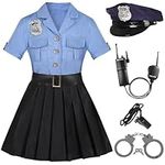 Gortykor Girls Police Officer Costu