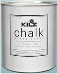 KILZ Chalk Style Paint, Interior, Ultra-Matte, White, 1 Quart