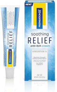 Preparation H Soothing Relief Anti Itch Cream, 1% Hydrocortisone Cream for Butt Itch Relief - 0.9 Oz Tube