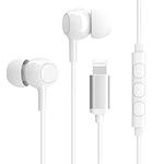 aceyoon iPhone Earphones MFi Certified Lightning Earbuds with Mic and Volume Remote iPhone 11 Headphones Noise Cancelling Universe Lightning Earphones for iPhone 12 13 X XR 8 6 7 6S 10 11Pro iPad iPod