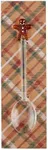 Mud Pie Gbread Glass Icon Spoon Serving Utensils, 5", BROWN