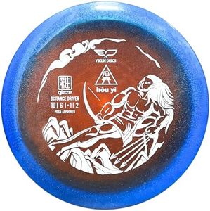 Yikun PDGA Disc Golf Distance Driver 170-175g Glaze Line Perfect for Outdoor Games and Competition