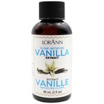 LorAnn Clear Imitation Vanilla Extract 2 Ounce (60ml) - Kosher, Vegan, Sugar-Free, No Corn Syrup, Perfect for Frostings, Cakes, Cookies, Pastries, Economical, Rich, Creamy Flavor, Non-Discoloring