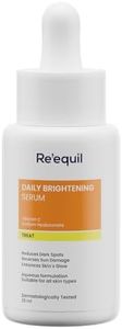 RE' EQUIL Daily Brightening Serum | 10% Vitamin C Serum | Reduces Dark Spots | Reverses Sun Damage | Enhances Skin's Glow | For All Skin Types | 25 Ml