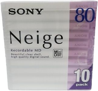 Sony Neige 80 Minute Blank minidisc 10 disc Pack