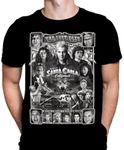 Wild Star Hearts Santa Carla Lost Boys Mens T-Shirt Gothic Horror Print, Black Cotton T-Shirt, Movie Poster Tee