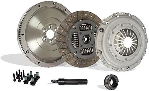 Clutch Kit Compatible With TT Golf Beetle Jetta Gls Glx Gti Tdi Base Gl Sportline Sport 1998-2006 1.8L l4 GAS DOHC 1.9L L4 DIESEL SOHC Turbocharged (FWD; 5 speed only; 17-059SMF)