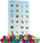 Chocolate Advent Calendar 2024-24 Days Countdown to Christmas Calendar Advent Dairy Milk Chocolate Candy Advent Calendar - Edible Food Advent Calendar for Kids, Adults, Men & Women - Dark Chocolates