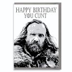 Cheeky Chops Cards Game of Thrones Birthday Card Rude and Offensive - The Hound c363, Full colour