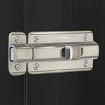 Plantex Premium Heavy Duty Door Stopper/Door Lock Latch for Home and Office Doors - Pack of 1 (Matt Finish)