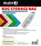 Rug Storage Bag and Zip Tie - No Vent Holes - Large Size Fits Rugs up to 180 x 270cm - Protects Rolled Rugs for Moving or Storage