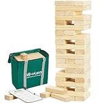 OLSA Giant Tumble Tower, Toppling Timber Game with Carrying Bag-Classic Indoor & Outdoor Family Games (2.2 Ft to 5 Ft)