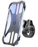 Acrhkoor Bike Phone Holder, 360° Rotatable Adjustable Detachable Motorcycle Phone Mount, Universal Silicone Bicycle Phone Holder Compatible with iPhone 13 12 11 Pro Max/XR/XS/8/7, Samsung (4.0"-7.0")