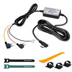 Range Tour Hardwire Kit for Dash Cam, 12V-24V to 5V 2.5A Car Dash Camera Charger Power Cord USB-C Hard Wire Kit Fuse for Dashcam Suitable for Car Truck SUVs, 3-core ACS Mini-Type Fuse Hard Wire Kit