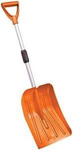 Emsco Group 1174A6 Bigfoot Collapsible Lightweight Aluminum-Polyethylene Scoop, Car Trunk Snow Shovel