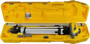 Spectra Precision LL100N-2 Laser Level Kit with HR320 Receiver and Clamp, 15' Grade Rod, Tripod, and System Case, Yellow