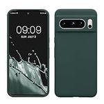 kwmobile Case Compatible with Google Pixel 8 Pro Case - TPU Silicone Phone Cover with Soft Finish - Blue Green