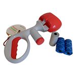 1ABOVE Pooper Scooper with Bags Portable Dog Poop Scooper Easy to Use Handheld Animal Waste Picker with Poo Bag Dispenser and 60 Waste Bags Large (RED)