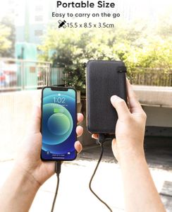 A ADDTOP Solar Charger Power Bank 25000mAh – 4-Panel Fast Charging, Orange