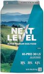 Next Level Super Premium Dog Food – HI-PRO 30 LS™ – Dry Kibble for Dogs for All Life Stages All Breeds – 30% Protein, Gluten Free Grains - High Energy and Active Dogs & Puppies