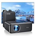 【Auto Focus & Keystone】Projector, 32000 Lumen WiFi 6 Bluetooth Full HD 1080P Portable Projector Supported 4K,4D/4P Keystone 50% Zoom 300" Display Home Cinema Projectors for Smartphone/TV Stick/PPT/PS5
