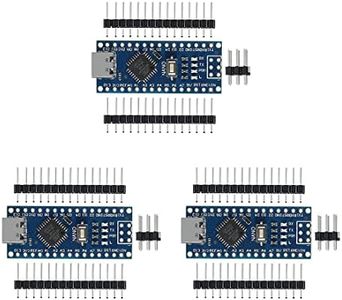 HiLetgo 3pcs Nano 3.0 ATmega328P Type-C USB CH340 Controller Board Compatible to Arduino Nano CH340 USB Driver Nano V3.0 ATmega328