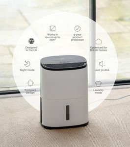 MeacoDry Arete One 6L Dehumidifier – Compact Home Moisture Removal
