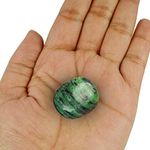 Reiki Crystal Products Natural Emerald Tumble Stone Raw Rough Stone Tumbled Pack of 1 pc