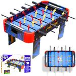 Storio Table Football Game - Foosball(Big)|Table Soccer Game Board| Indoor Sport for Boys Girls Adults and Family Mini Football Table for Kids|Perfect for Home Resorts Hotels Schools|6 Rows,6 Handles