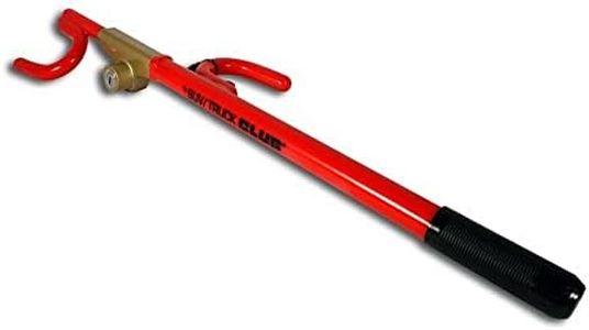 The Club 2100 Truck/SUV Club Steering Wheel Lock, Red