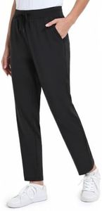 IESOCO Petite Pants for Women 24"/26" Stretch Ankle Pants for Golf Travel