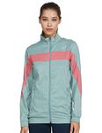 ASICS Womens CBD W JACKET Slate Grey/Peach Petal - XS (2012C207.020)